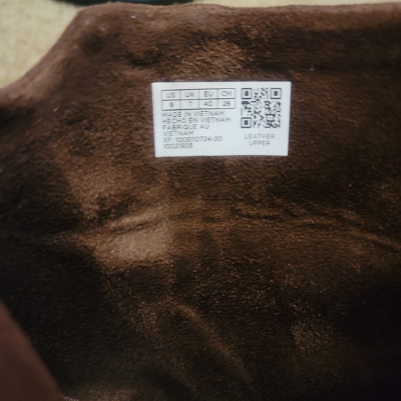 TOMS Joanna Wedge Bootie Women's Size 9 Brown Suede Side Zip Ankle Boots - Picture 8 of 9